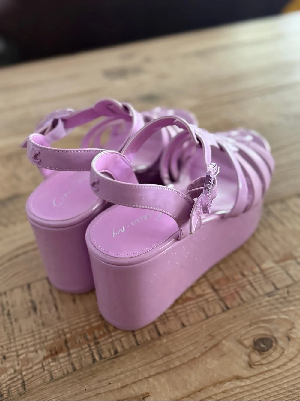 Circus by Sam Edelman Lavender Pink Platform Wedge Sandals